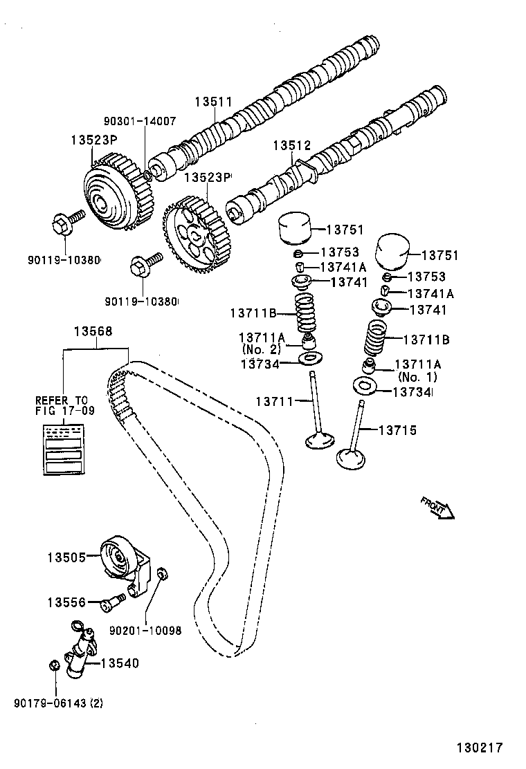  SPRINTER CARIB |  CAMSHAFT VALVE