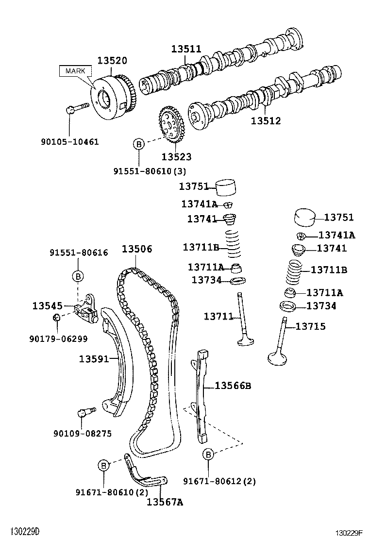  PLATZ |  CAMSHAFT VALVE