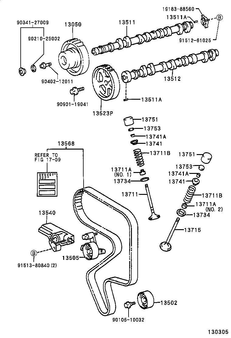  CALDINA |  CAMSHAFT VALVE