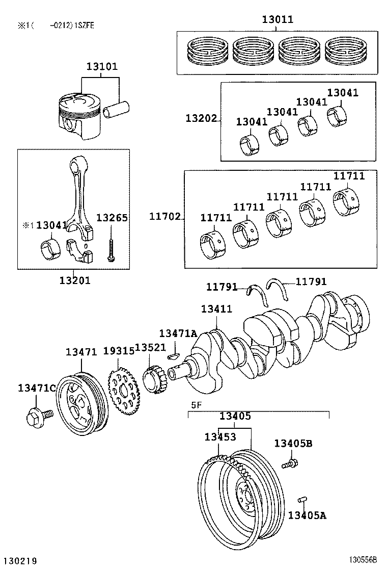  VITZ |  CRANKSHAFT PISTON