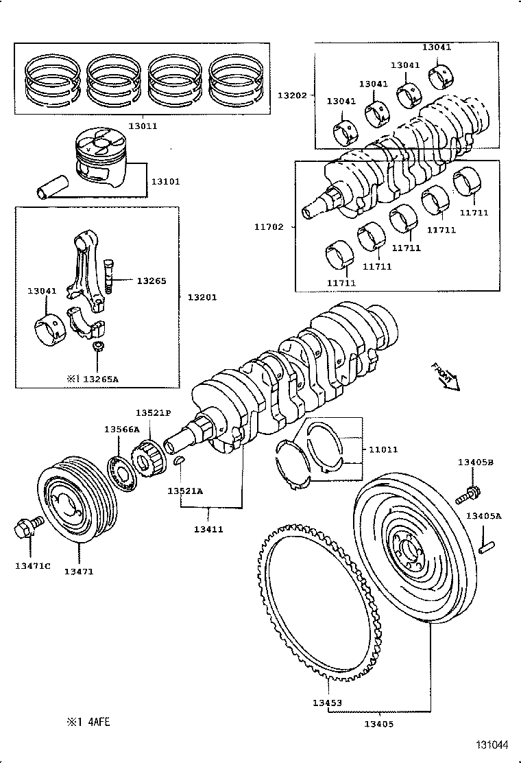  SPRINTER CARIB |  CRANKSHAFT PISTON