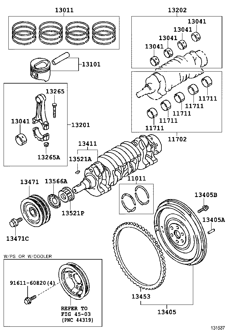  CALDINA |  CRANKSHAFT PISTON