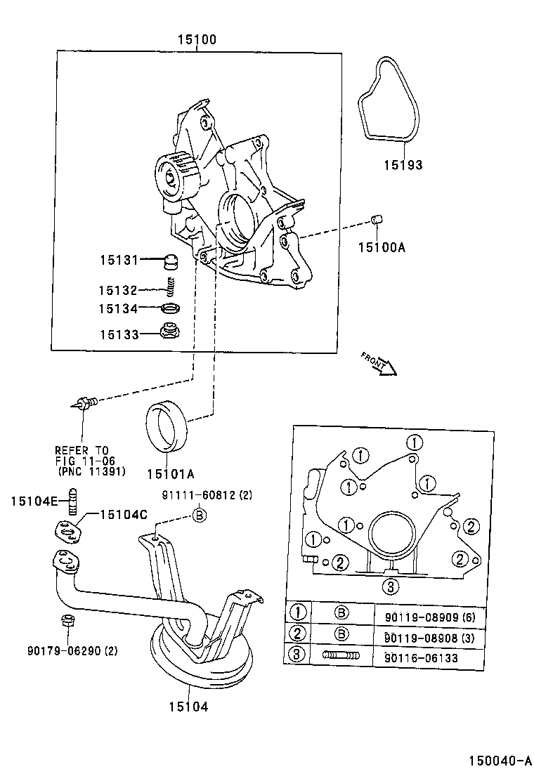  CAMRY VISTA |  ENGINE OIL PUMP