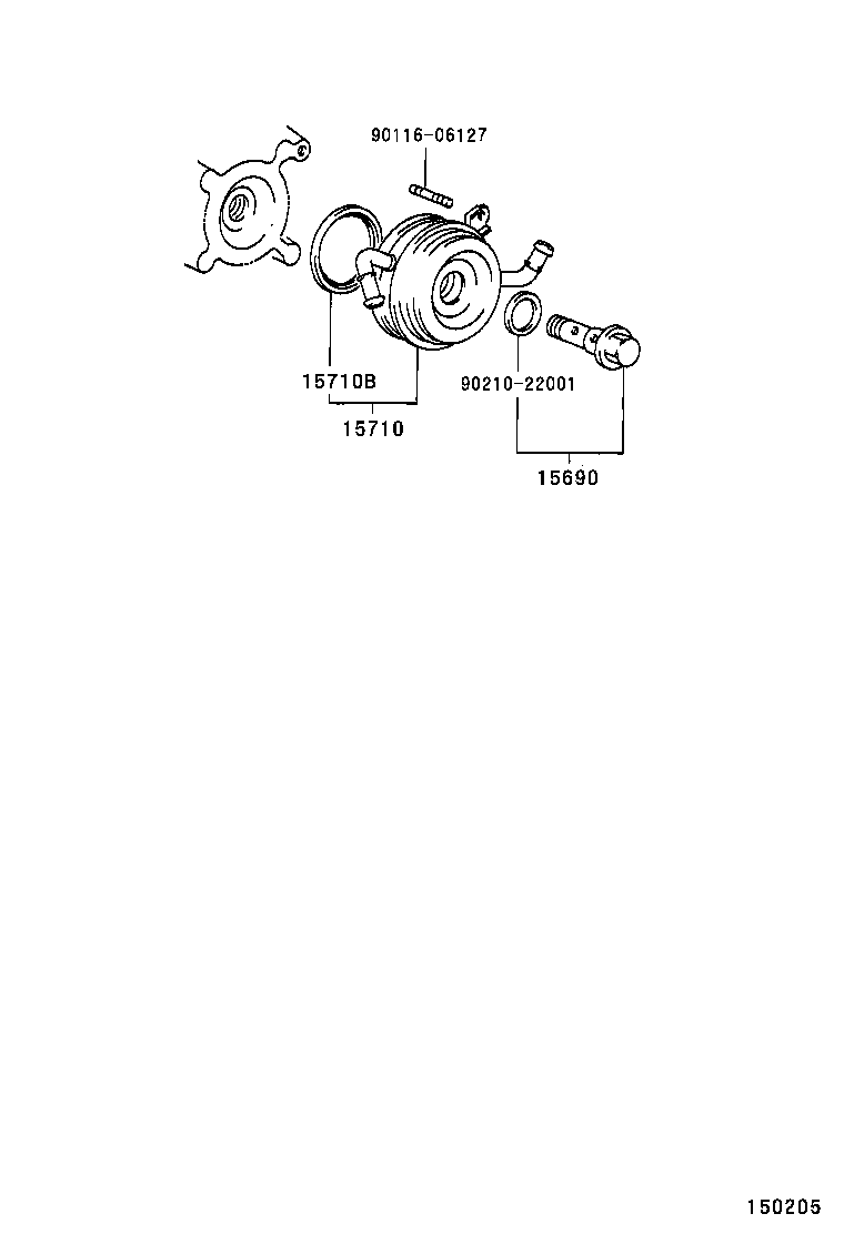  MR2 |  ENGINE OIL COOLER