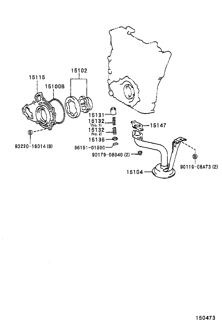  DYNA 200 TOYOACE G25 |  ENGINE OIL PUMP