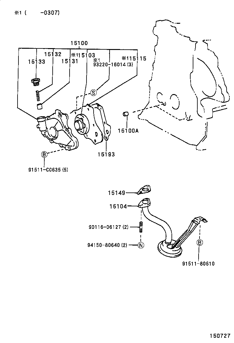  RAV4 J L |  ENGINE OIL PUMP