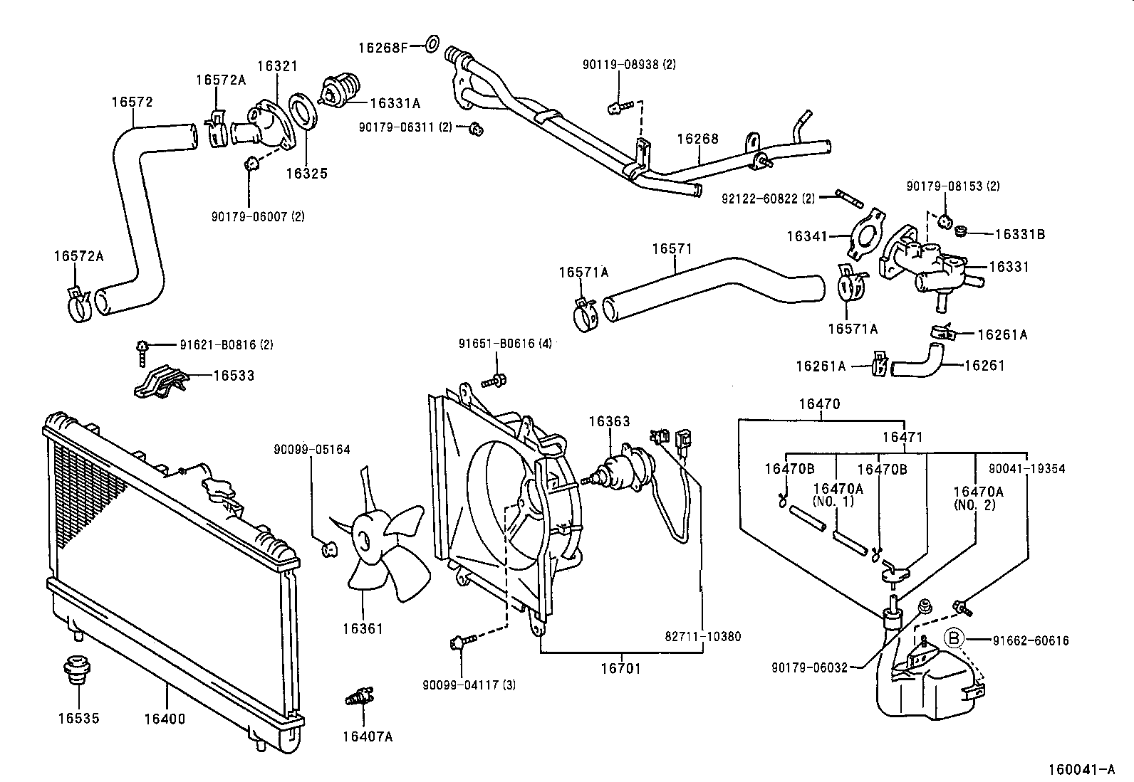  CELICA |  RADIATOR WATER OUTLET