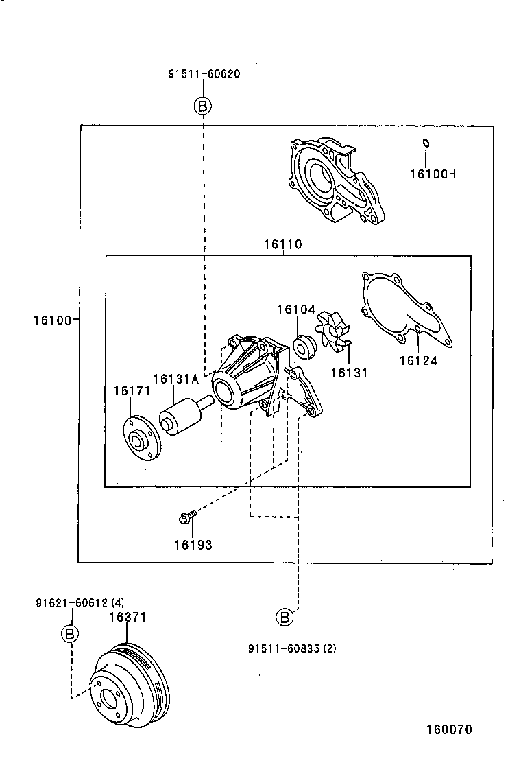  CARINA FF |  WATER PUMP