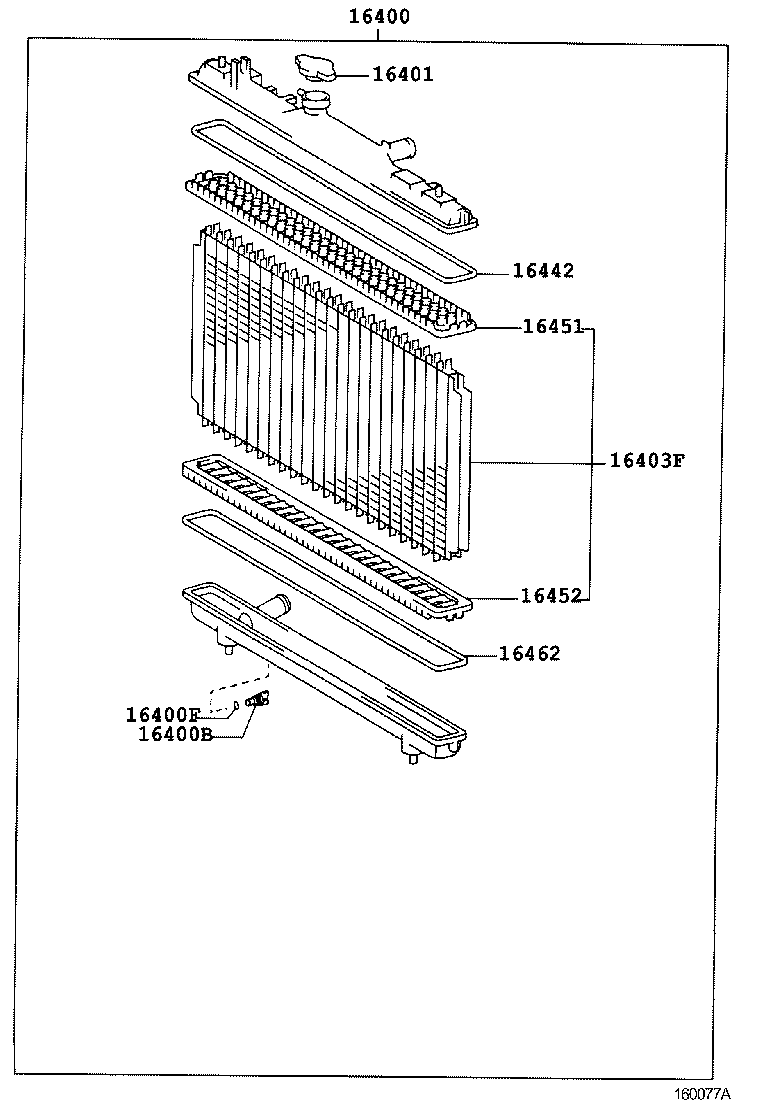  CARINA FF |  RADIATOR WATER OUTLET