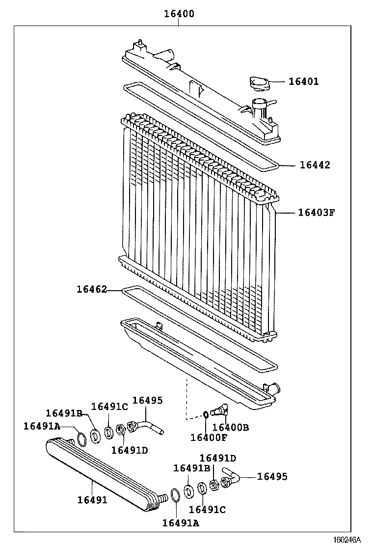  REGIUS TOURING HIACE |  RADIATOR WATER OUTLET