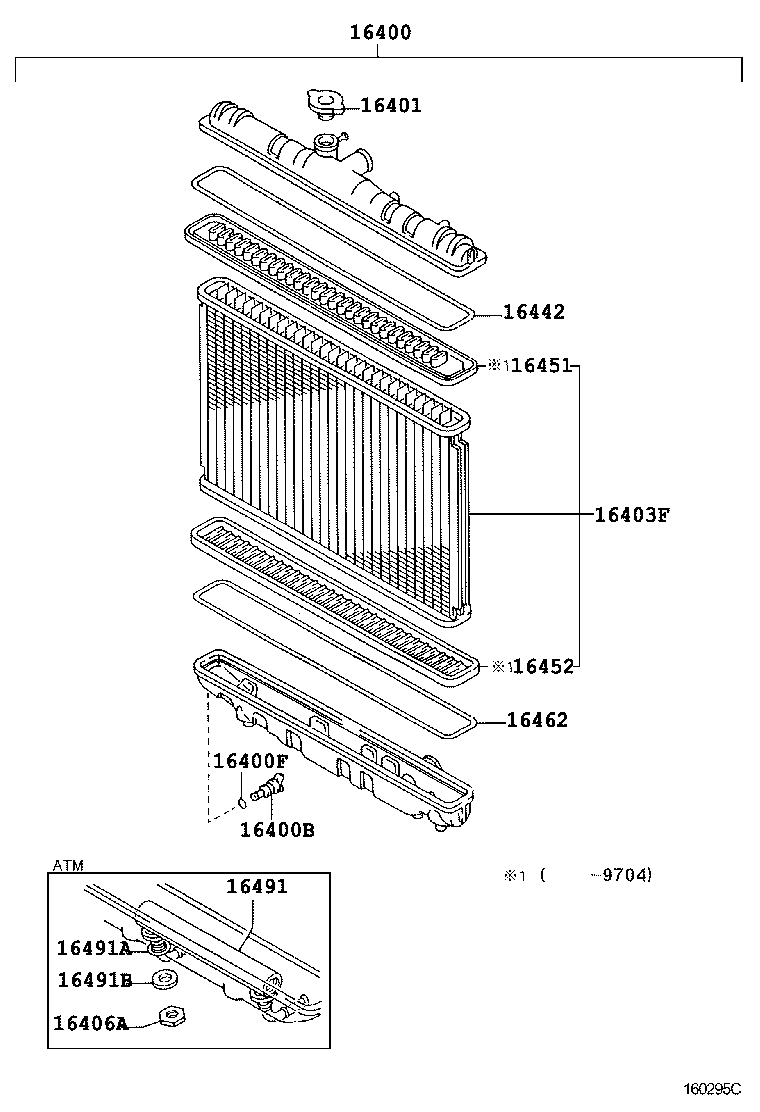  SPRINTER CARIB |  RADIATOR WATER OUTLET