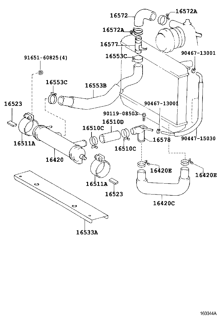  LAND CRUISER S T H T |  RADIATOR WATER OUTLET