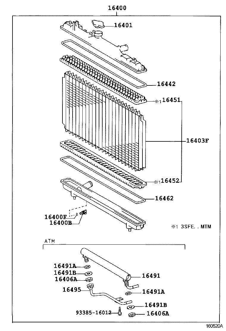 CALDINA |  RADIATOR WATER OUTLET
