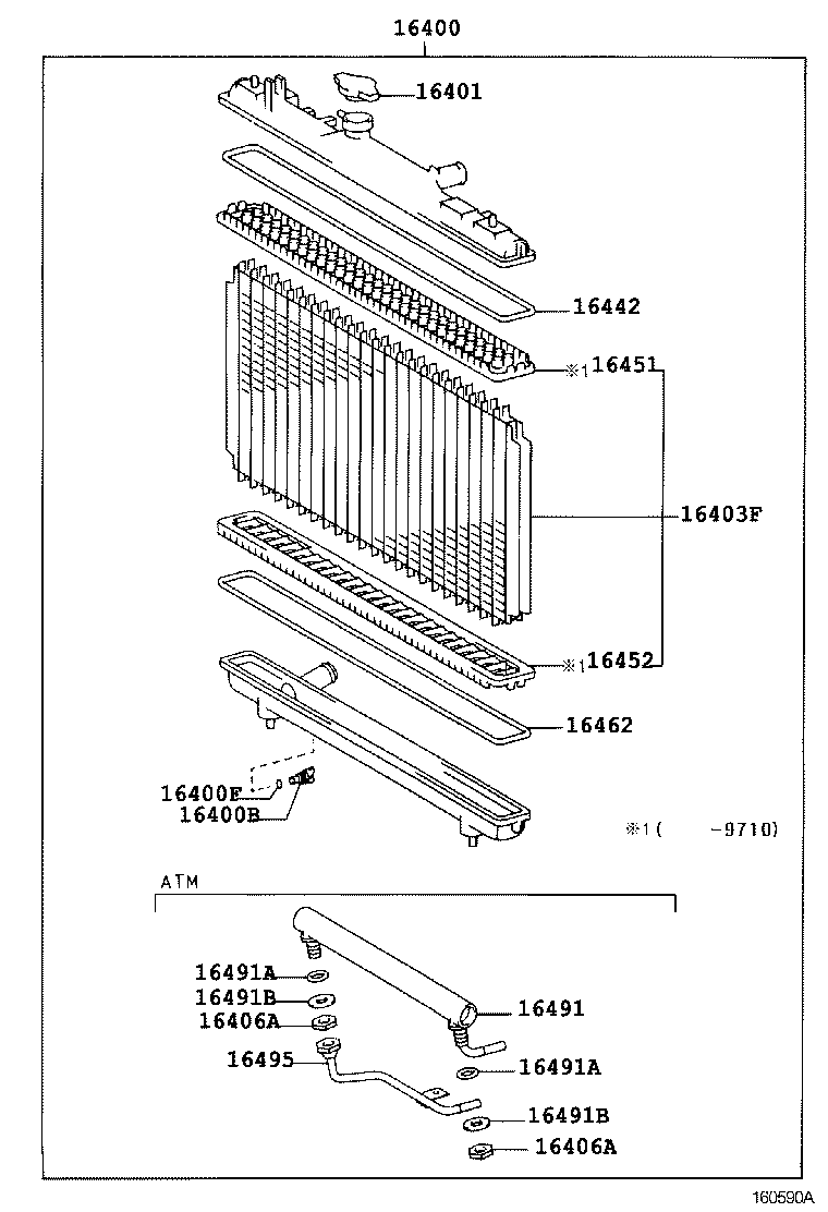  CALDINA |  RADIATOR WATER OUTLET