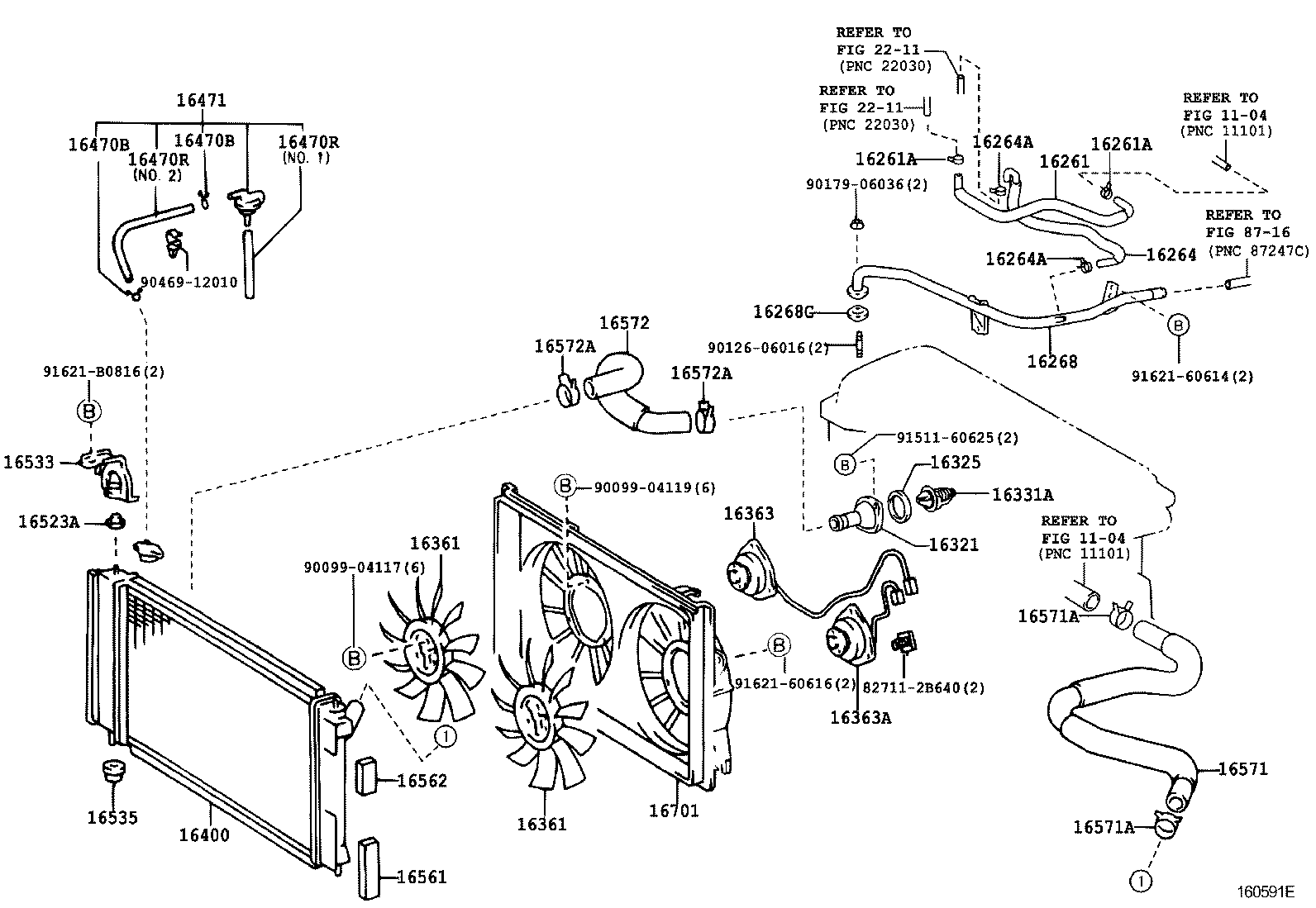  PRIUS |  RADIATOR WATER OUTLET