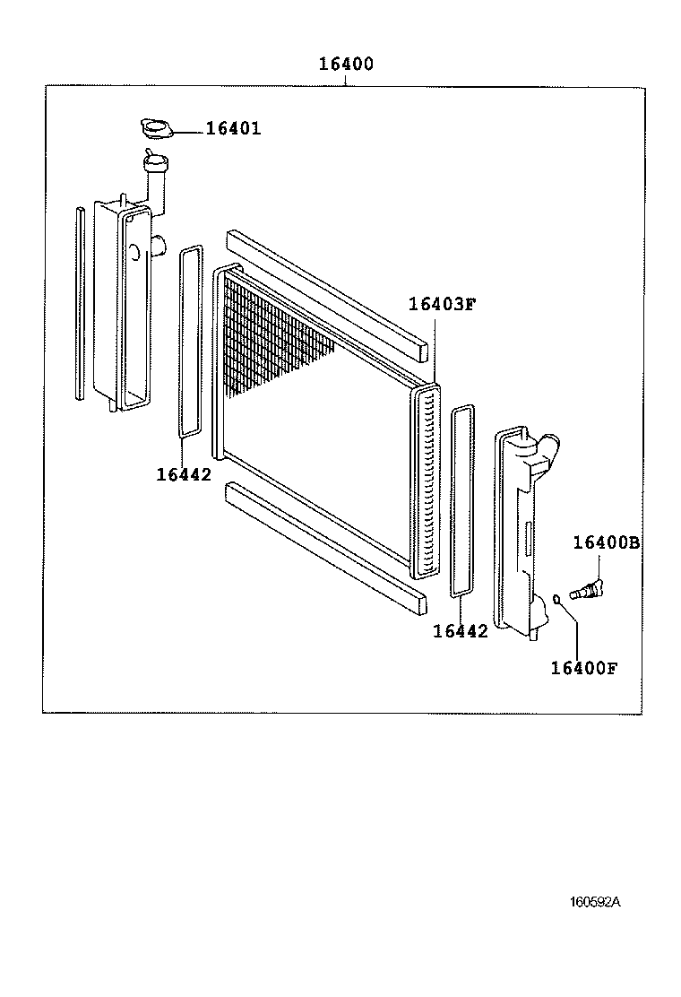  PRIUS |  RADIATOR WATER OUTLET