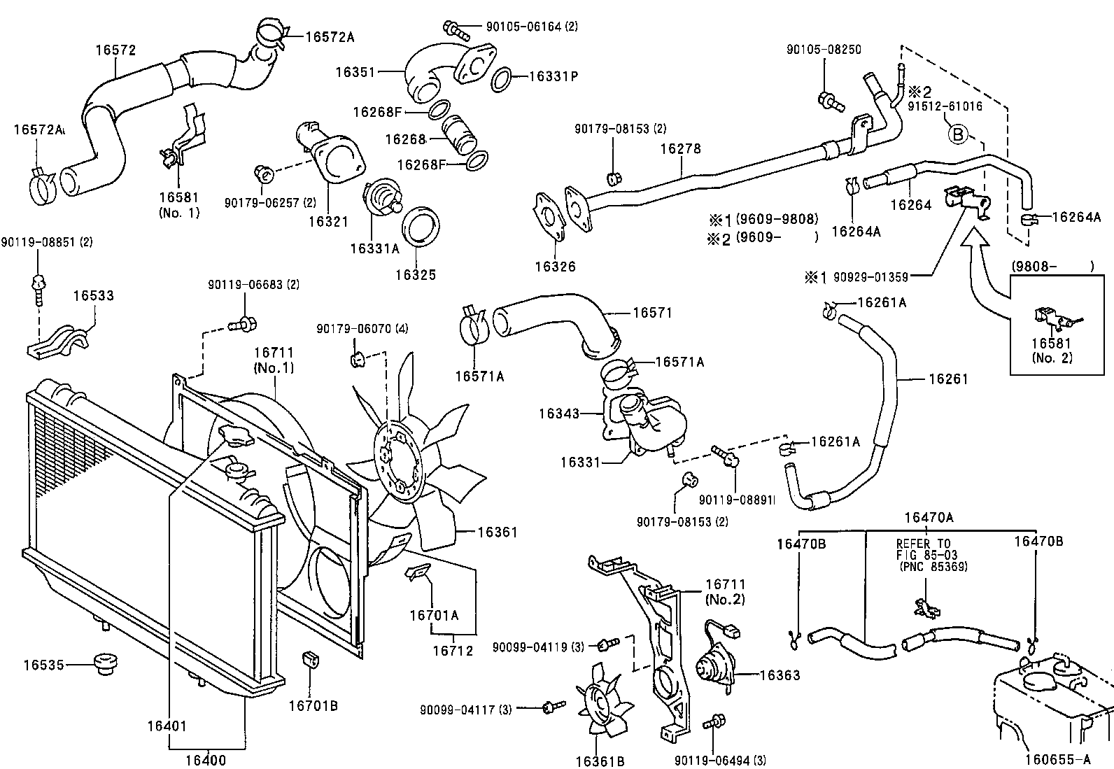  CROWN |  RADIATOR WATER OUTLET