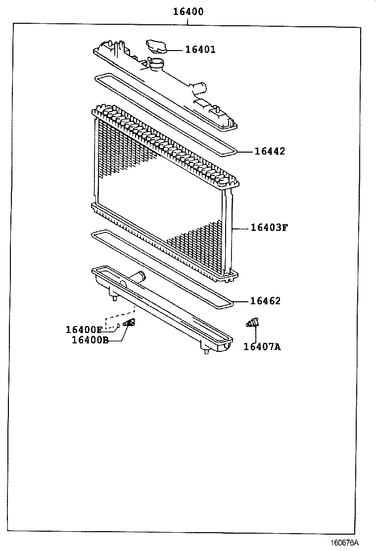  CALDINA |  RADIATOR WATER OUTLET