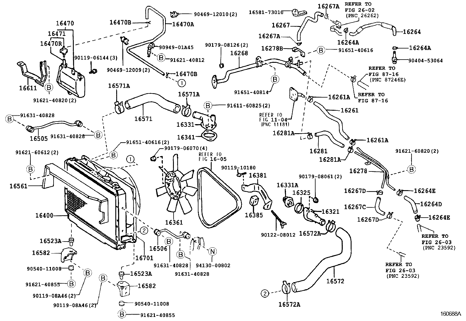  DYNA 150 TOYOACE G15 |  RADIATOR WATER OUTLET