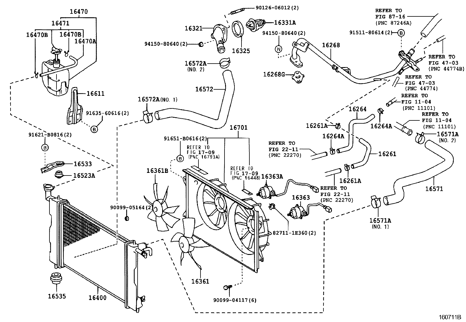  VISTA VISTA ARDEO |  RADIATOR WATER OUTLET