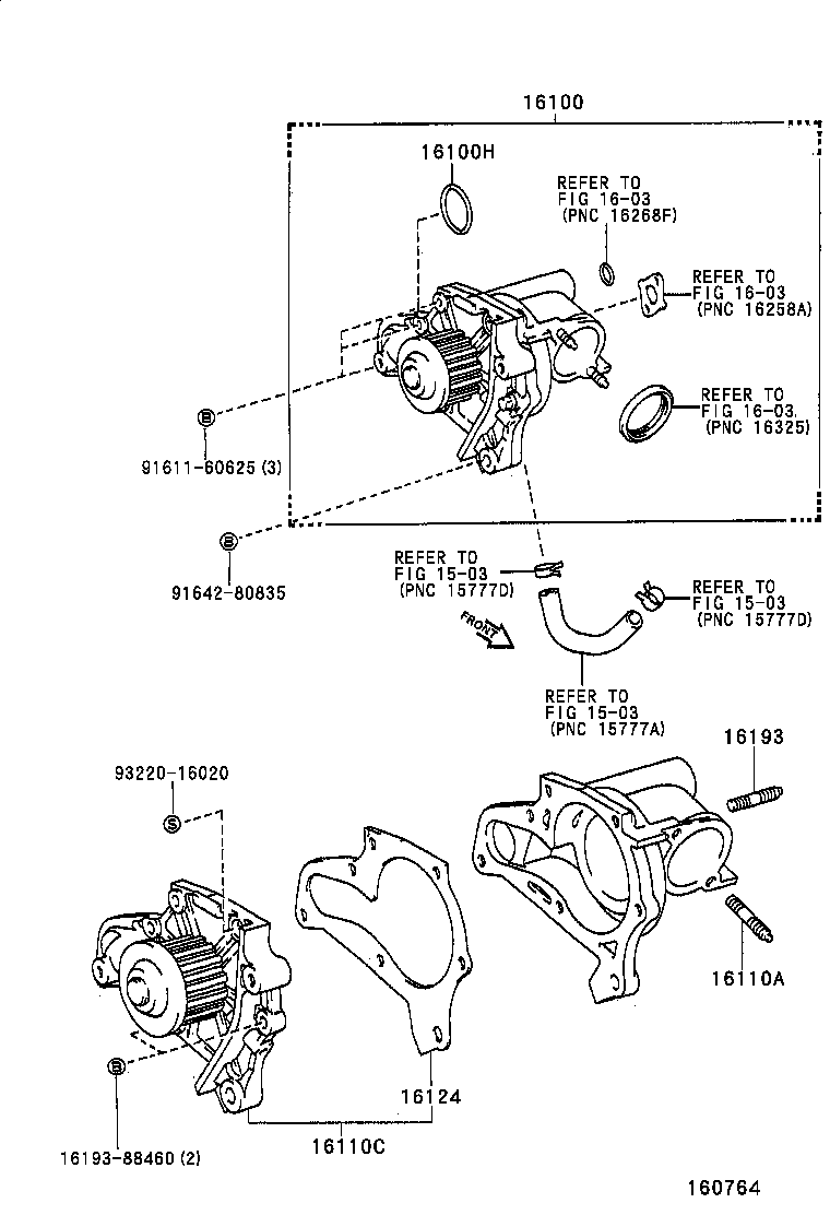  MR2 |  WATER PUMP