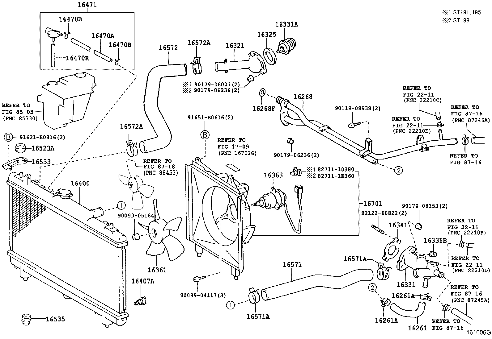  CALDINA |  RADIATOR WATER OUTLET