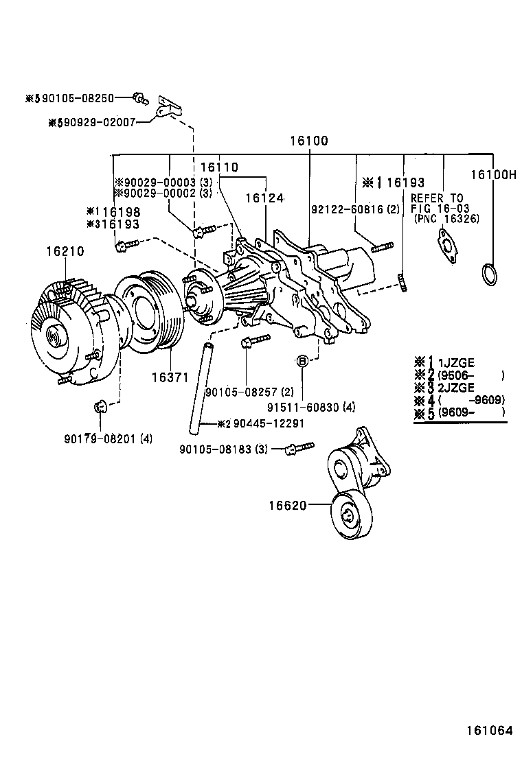  CROWN |  WATER PUMP