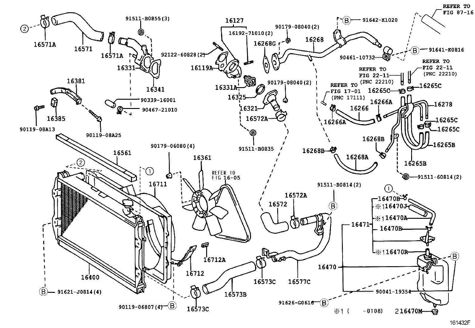  HILUX |  RADIATOR WATER OUTLET