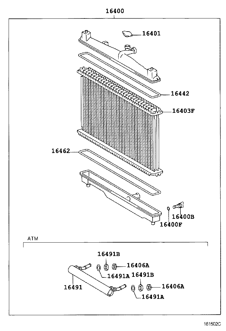  VITZ |  RADIATOR WATER OUTLET