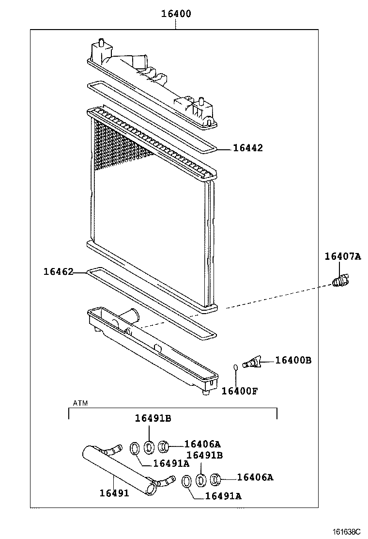  FUN CARGO |  RADIATOR WATER OUTLET