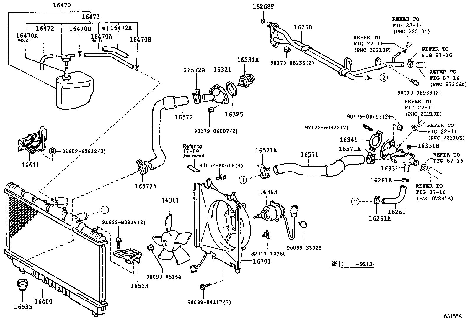  CALDINA |  RADIATOR WATER OUTLET