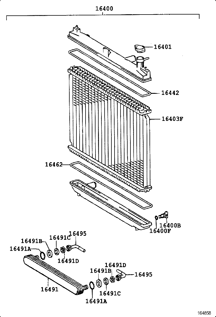  GRANVIA GRAND HIACE |  RADIATOR WATER OUTLET