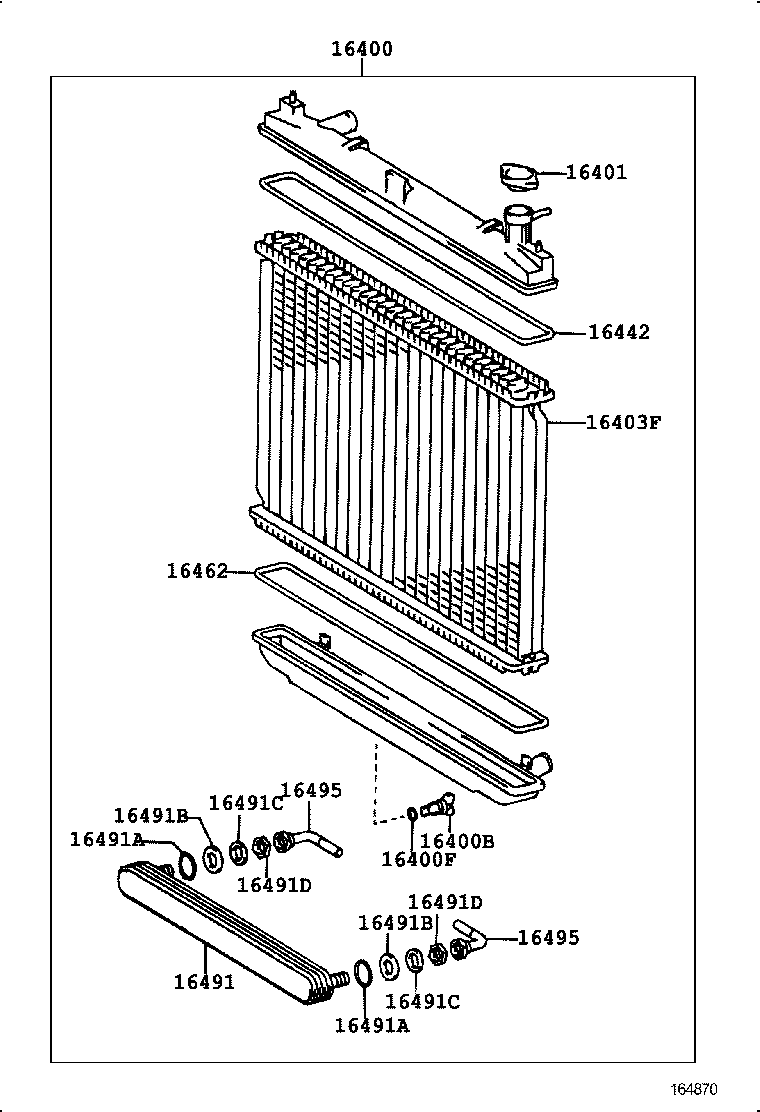  REGIUS TOURING HIACE |  RADIATOR WATER OUTLET