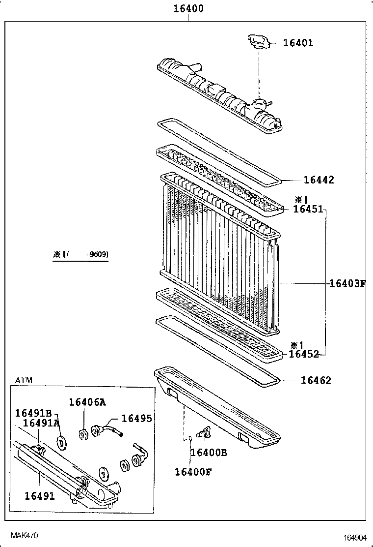  CROWN |  RADIATOR WATER OUTLET