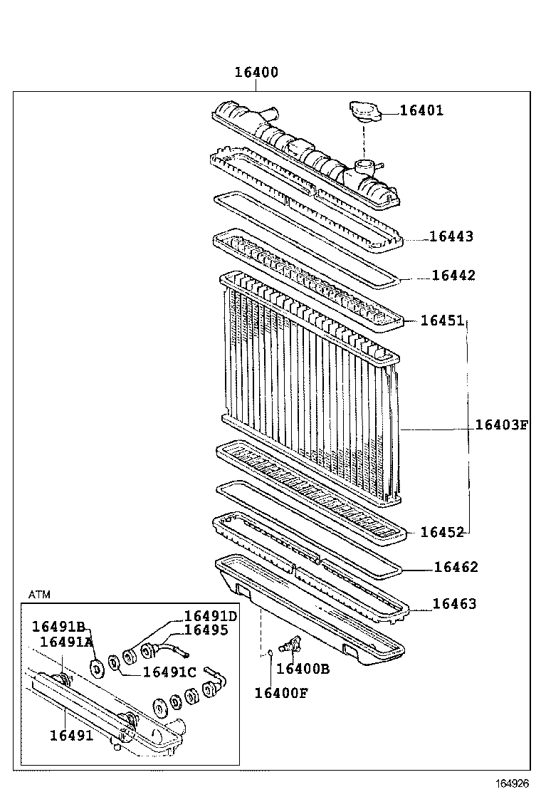  CROWN |  RADIATOR WATER OUTLET