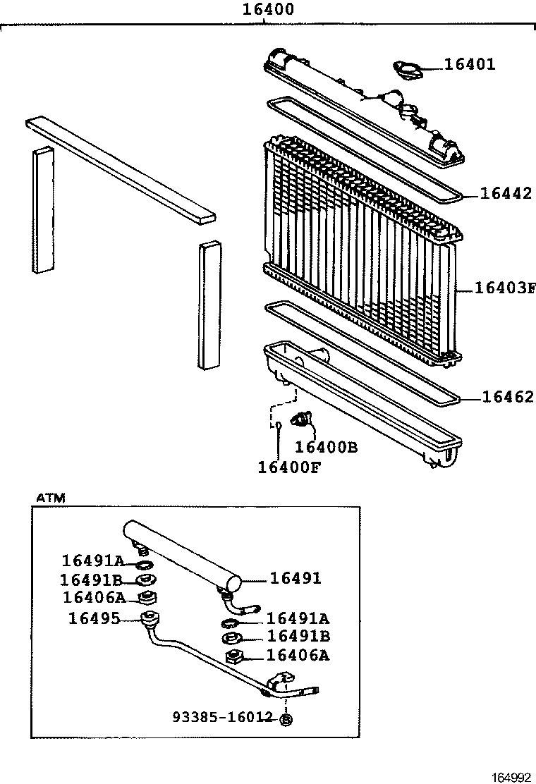  CARINA ED |  RADIATOR WATER OUTLET