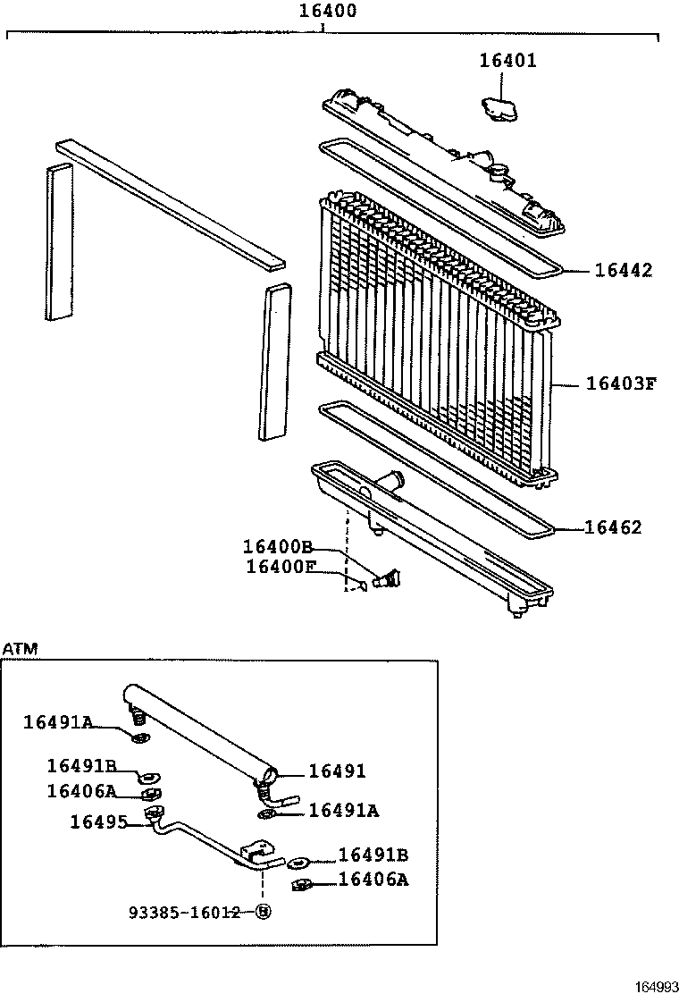  CARINA ED |  RADIATOR WATER OUTLET