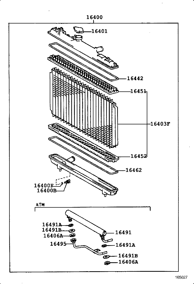  CALDINA |  RADIATOR WATER OUTLET