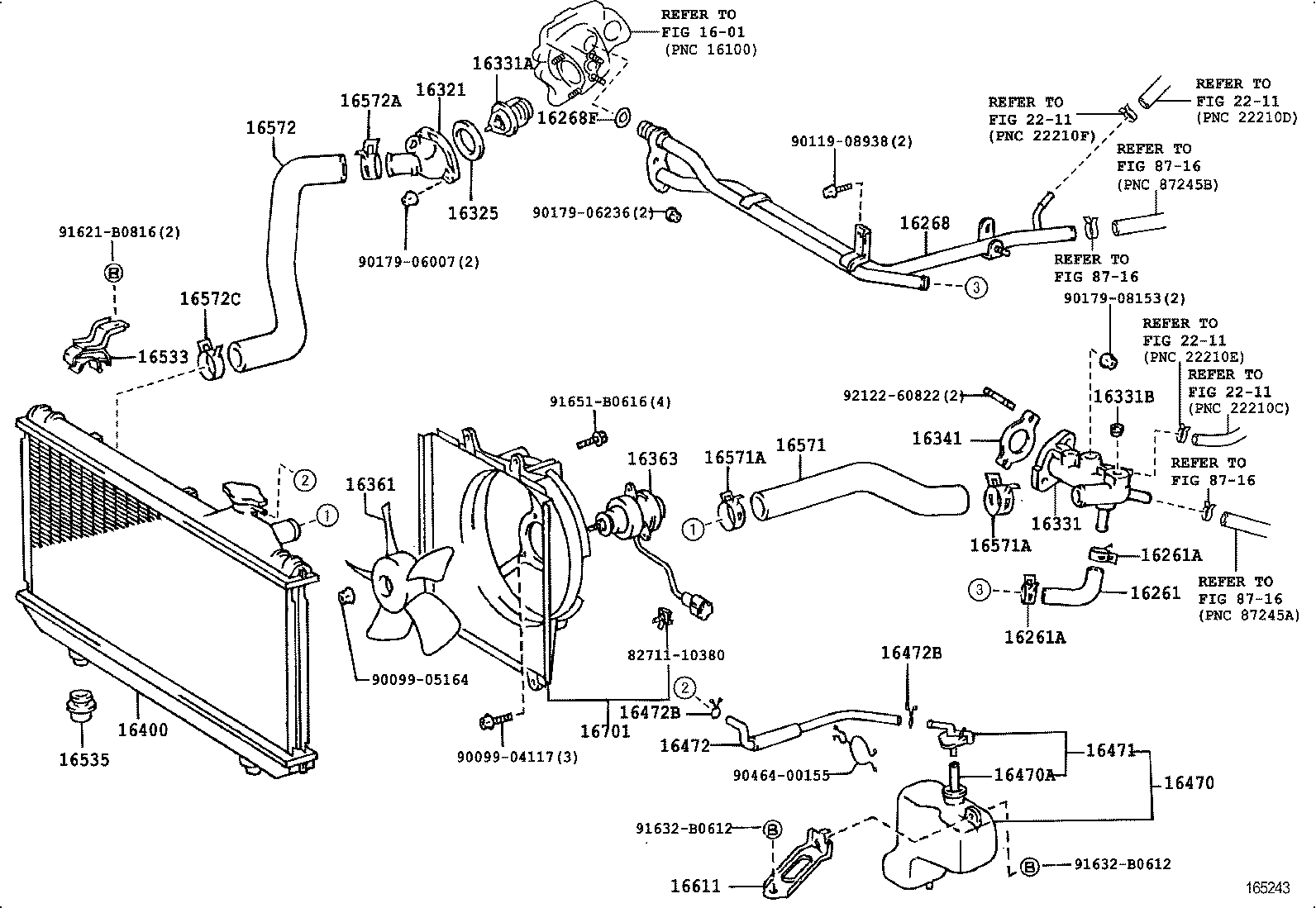  RAV4 |  RADIATOR WATER OUTLET