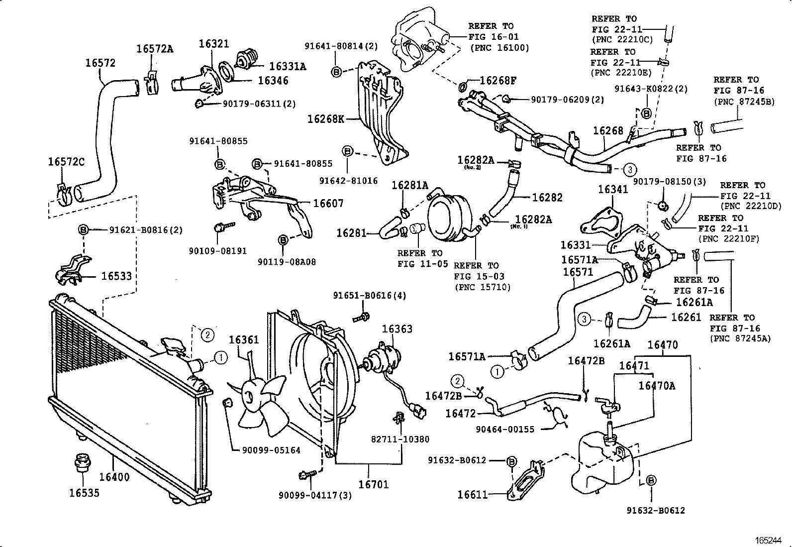  RAV4 |  RADIATOR WATER OUTLET