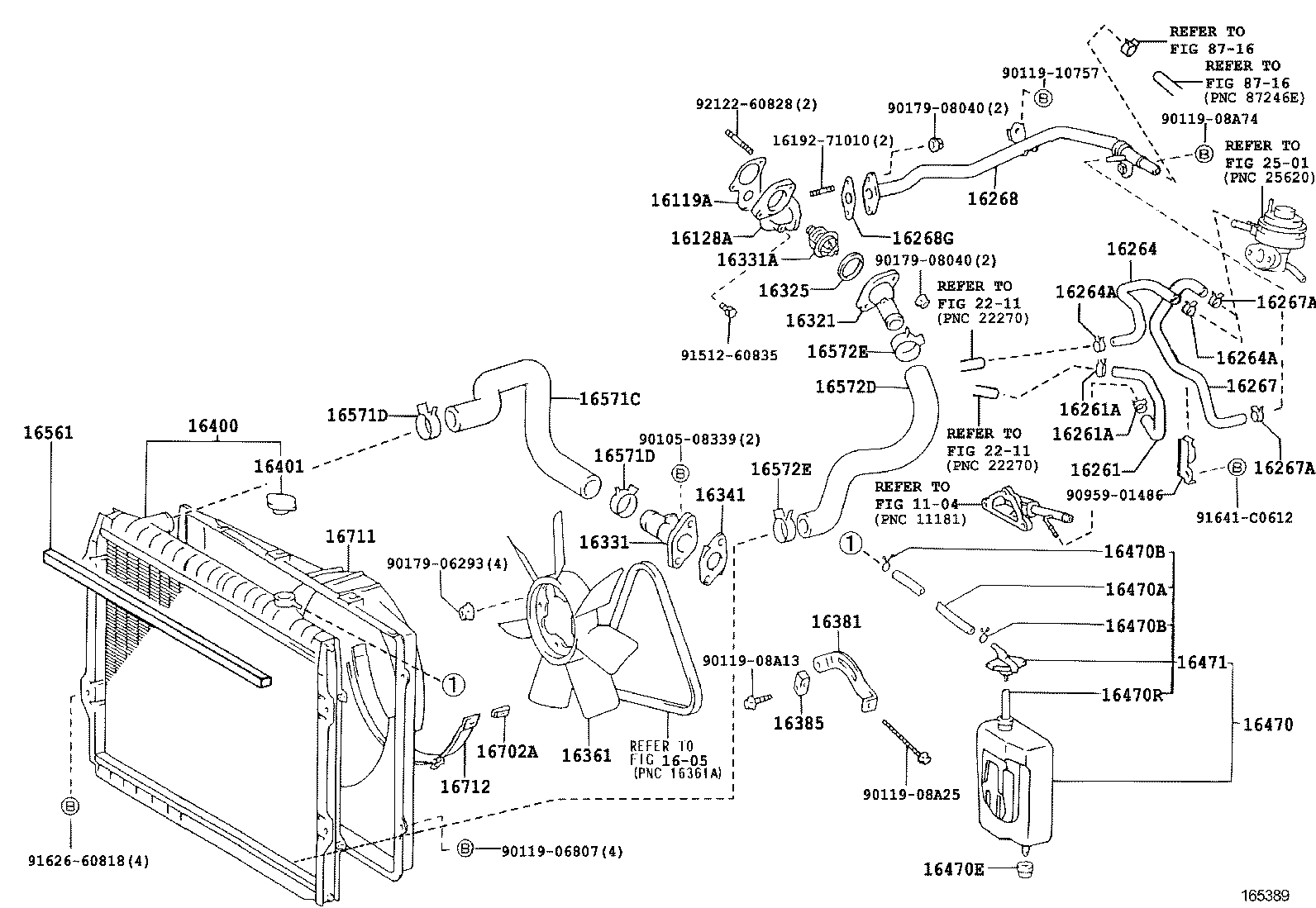  HILUX SURF |  RADIATOR WATER OUTLET