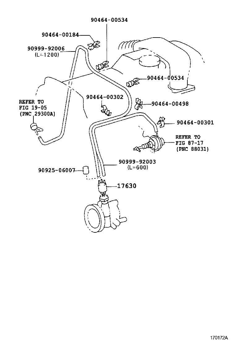  HIACE REGIUSACE |  VACUUM PIPING