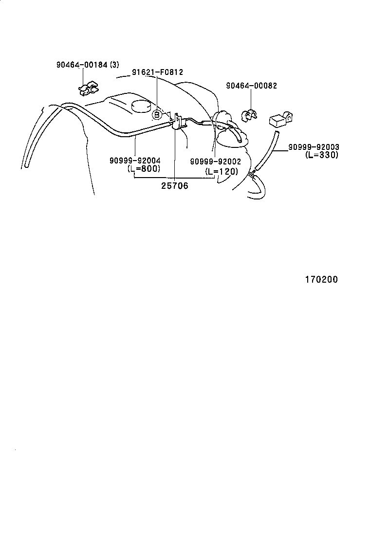  HIACE REGIUSACE |  VACUUM PIPING