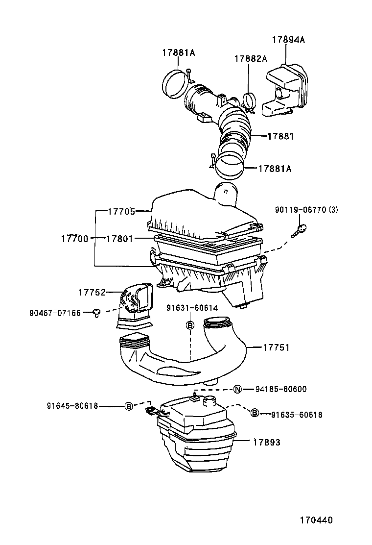  LEVIN TRUENO |  AIR CLEANER