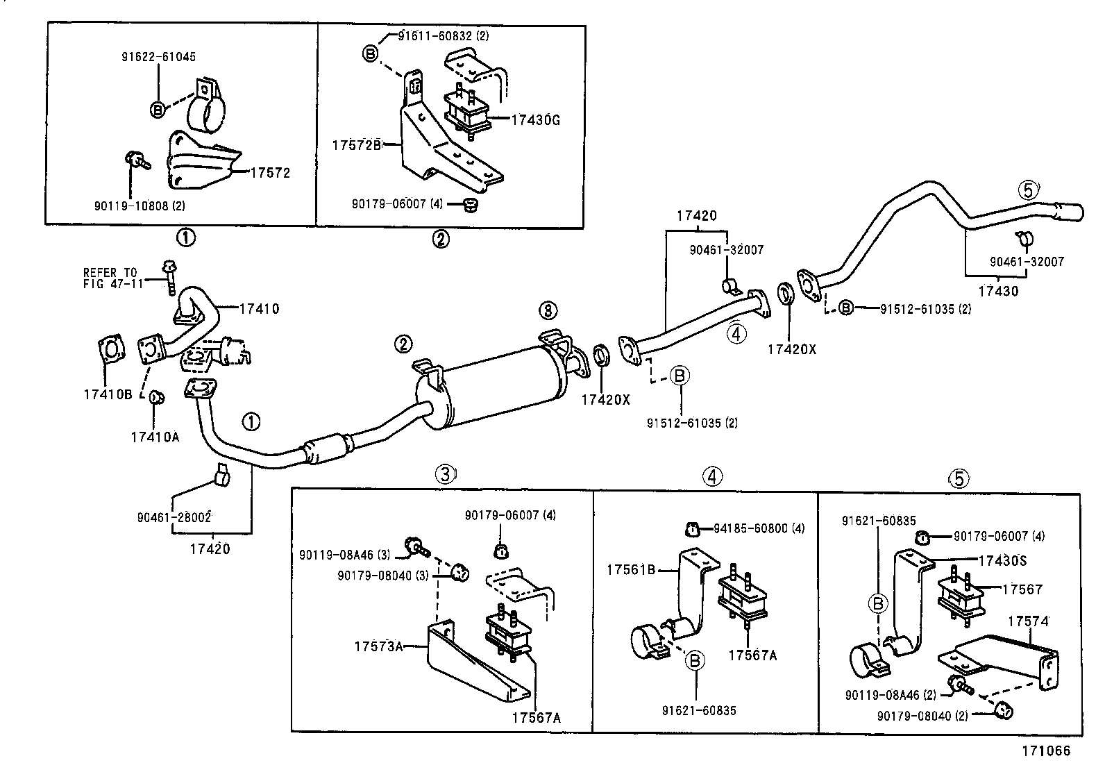  DYNA 200 TOYOACE G25 |  EXHAUST PIPE