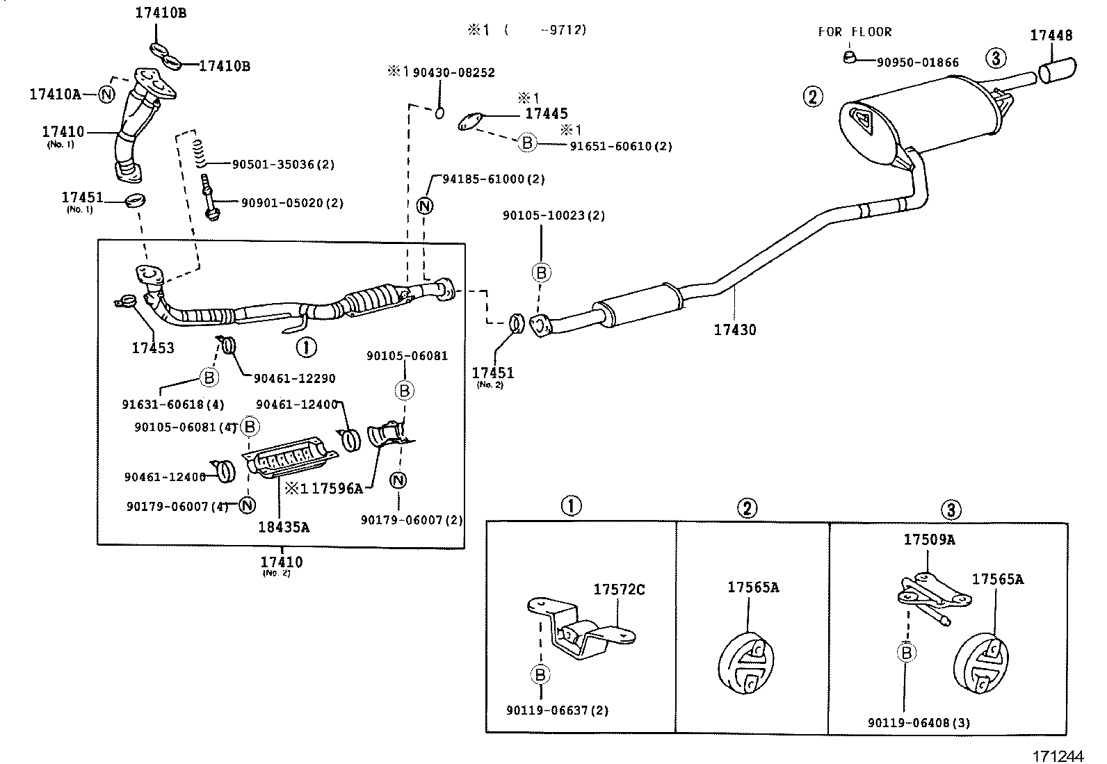  CALDINA |  EXHAUST PIPE