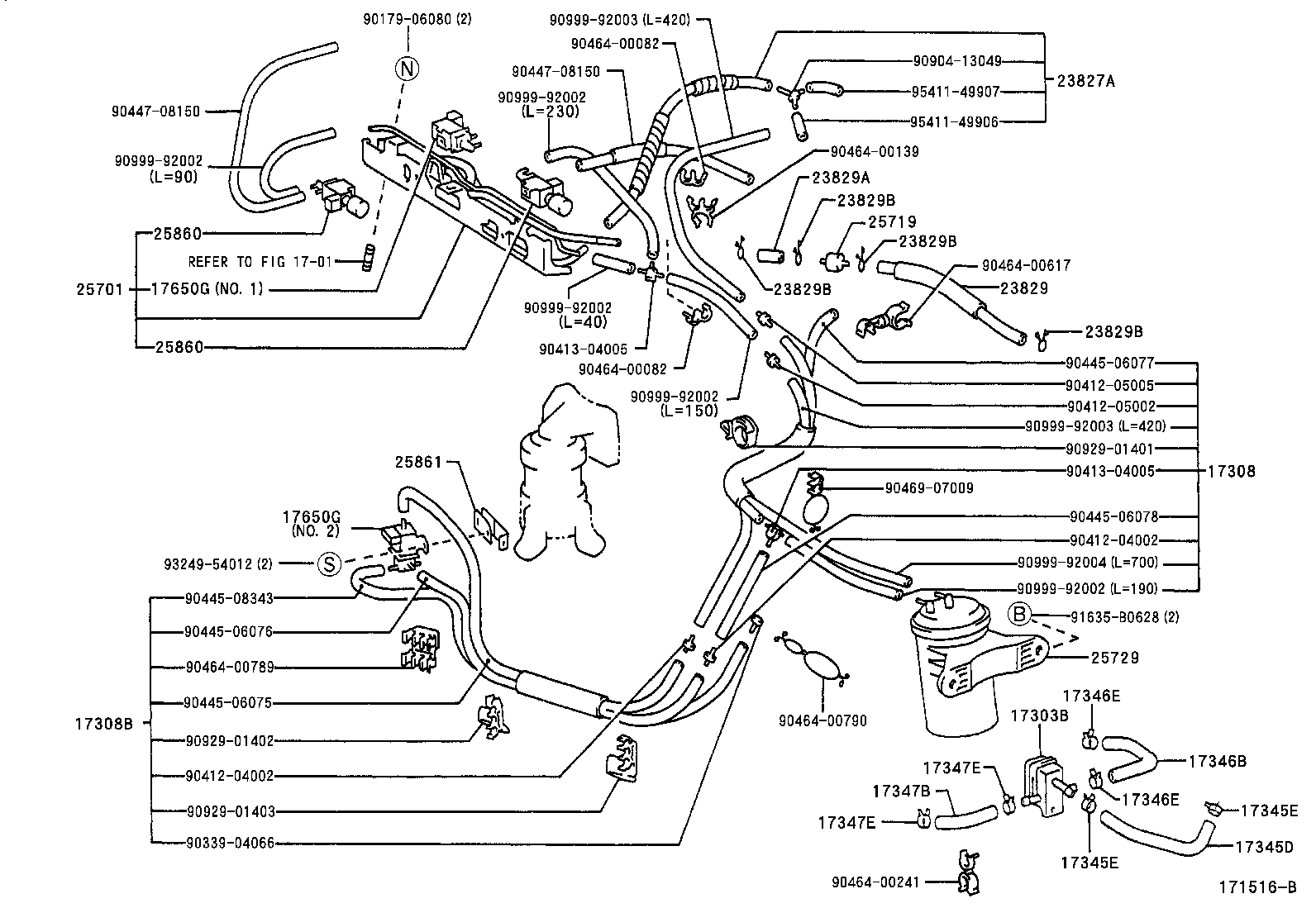  HARRIER |  VACUUM PIPING