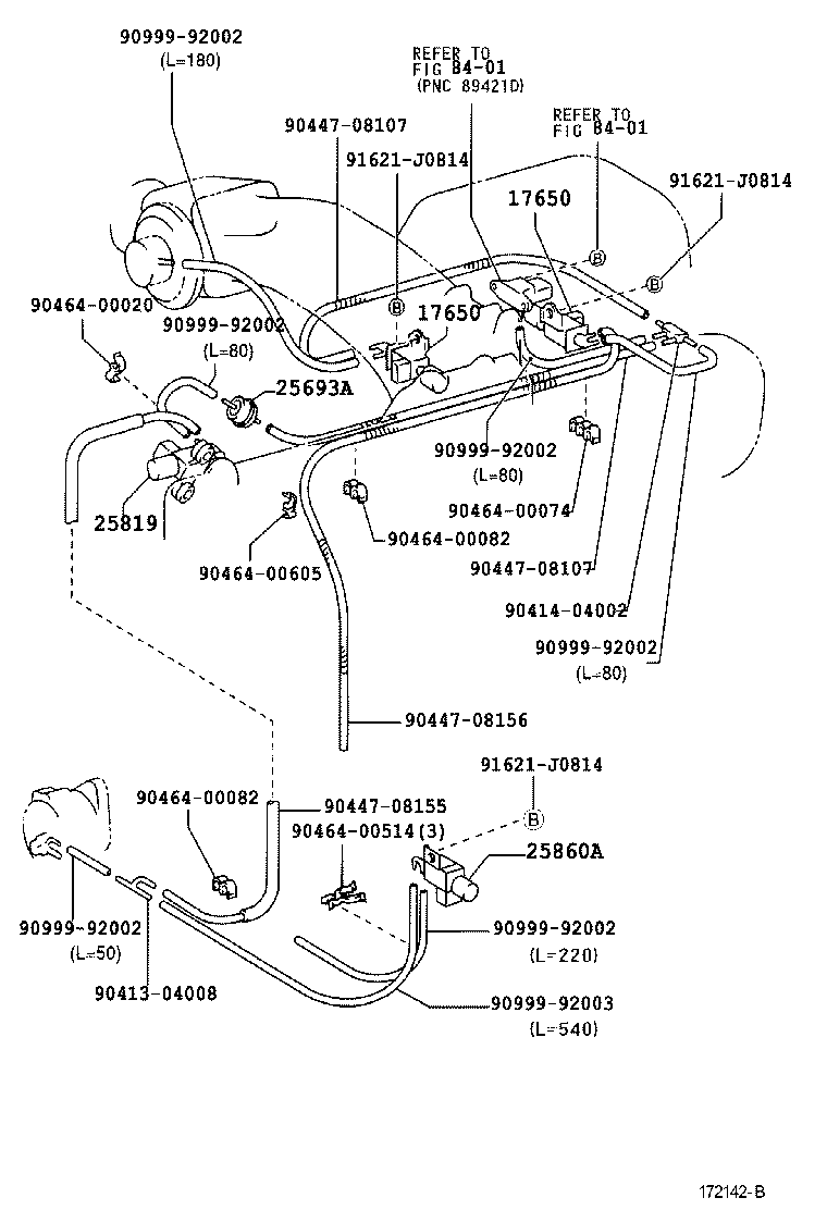  LAND CRUISER S T H T |  VACUUM PIPING