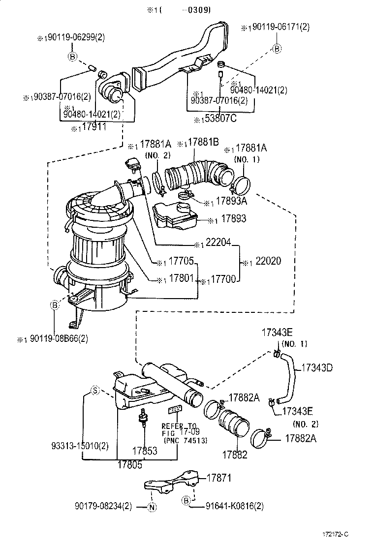  HILUX |  AIR CLEANER