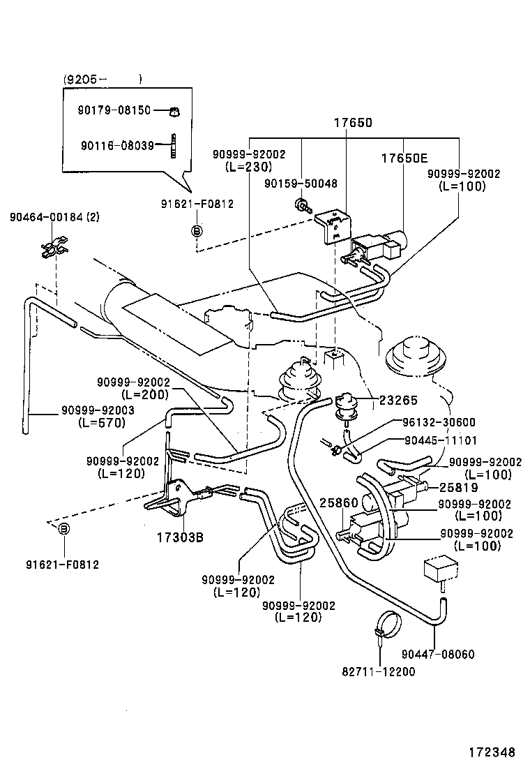  LAND CRUISER S T H T |  VACUUM PIPING